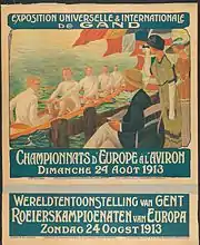 Description de l'image Affiche Championnat d'Europe aviron 1913.jpg.