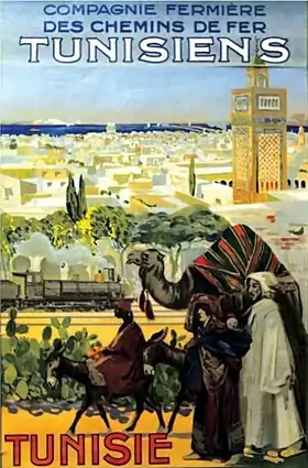 illustration de Compagnie fermière des chemins de fer tunisiens