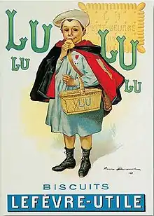 Publicité pour le Petit Beurre de 1897.