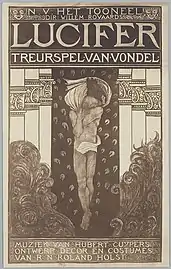 Lucifer de Joost van den Vondel (1910), affiche.