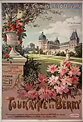 Affiche Touraine Berry présentant le château de Valençay