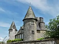 Le château d'Affieux.
