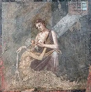 Fresque provenant de Pompéi Ier siècle av. J.-C.