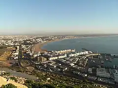 Vue sur la ville d'Agadir.