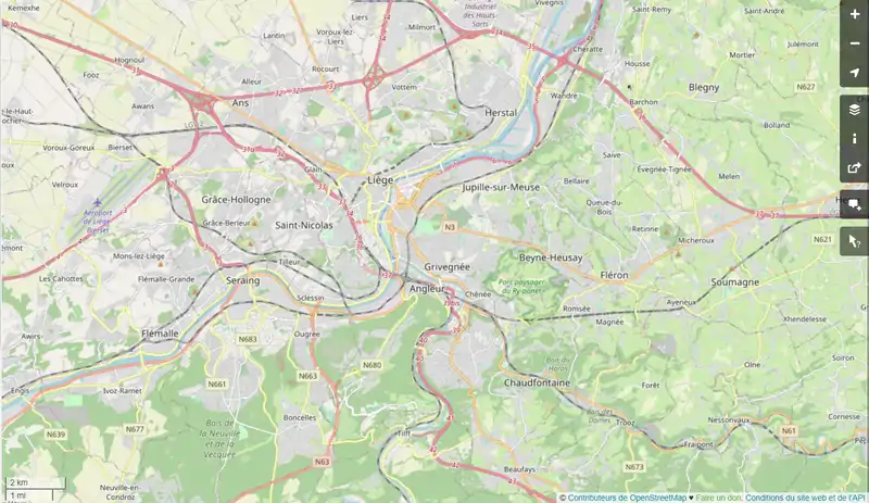 (Voir situation sur carte : Liège (agglomeration))
