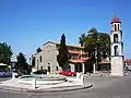 L'église Agios Nikolaos, sur la place centrale