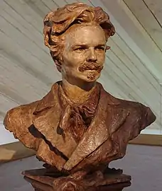 August Strindberg, buste 1895