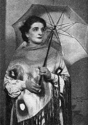 :Agnes Mowinckel (no) dans La Dame de la mer en 1928.