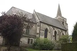 L'église vue de côté.