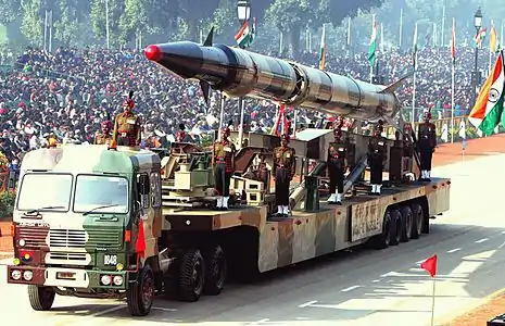 Missile Agni-II (2004).