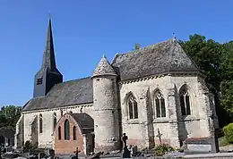 L'église Saint-Médard d'Agnicourt.