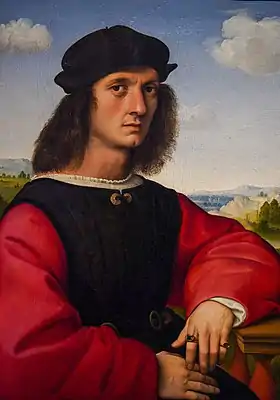 Portrait d'Agnolo Doni, 1506, Galerie Palatine (palais Pitti), Florence.