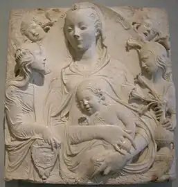 Vierge et l'Enfant (Vierge d'Auvillers)  Musée du Louvre.