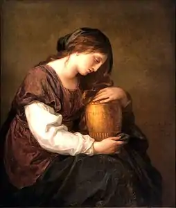 Angelica Kauffmann, 1793Agrippine pleure sur l'urne de GermanicusDüsseldorf, Museum Kunstpalast