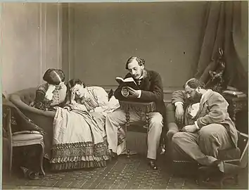 La Lecture, entre 1862 et 1864, Paris, musée d'Orsay.