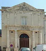 Façade de l'ancienne église des Carmes.
