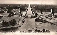 Le canal du Rhône à Sète1915.