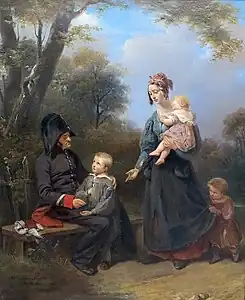 L'Aumône de l'invalide (1834), Salon de 1835