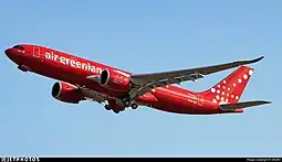 Version -800 d'Air Greenland