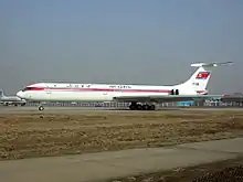 Iliouchine Il-62M de la compagnie nord-coréenne Air Koryo, à Pékin en 2003.