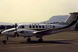 Beech 200 King Air de l'ESMA/Air Littoral en 1990