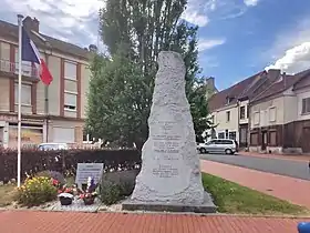 Monument au 53e régiment d'infanterie coloniale mixte sénégalais.