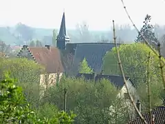 Prieuré, vu depuis la butte des tours de Luynes.