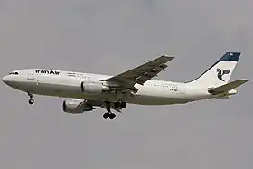 Un Airbus A300 d'Iran Air similaire à celui impliqué dans l'accident