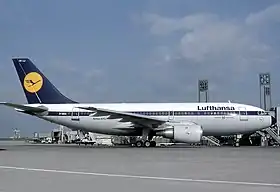 Le premier A310 de Lufthansa,ayant effectué le premier vol commercial,D-AICC A310-203 MSN 230.
