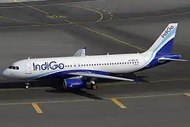 Airbus A320-232 d'IndiGo.