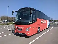 BlaBlaCar Bus sur l'aire de Venoy - Chablis (A6).