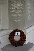 Plaque au Air Forces Memorial England.