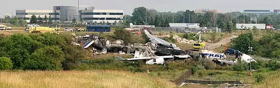 Carcasse du vol Air France 358