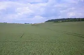 La vallée Notre-Dame depuis le GR 124A, à l'est du territoire.