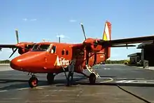 Un avion DHC-6 à l'aéroport d'Ottawa-Rockcliffe