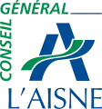 Logo de l'Aisne (conseil général) de 2003 à 2015.