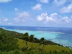 Aitutaki vue de Maungapu.