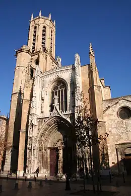La cathédrale Saint-Sauveur d'Aix-en-Provence.