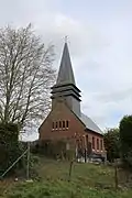 Façade de l'église.