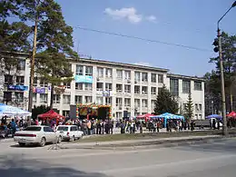 Université d’État de Novossibirsk, le bâtiment ancien.