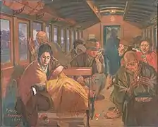 Train de nuit, 1902.