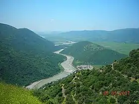 paysage depuis le village d'Akaoudj