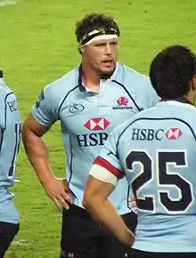 Al baxter sous le maillot des waratahs