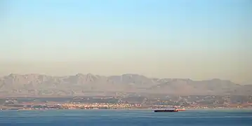 Montagnes de Haql sur le golfe d'Aqaba.