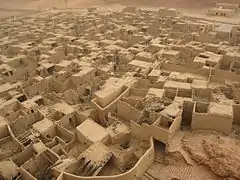 Ancienne ville d'al-‘Ulā (secteur de Dīra), abandonnée.