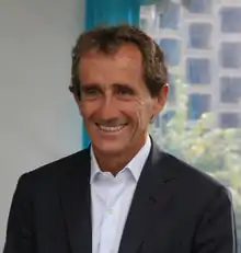 Alain Prost, champion de Formule 1.