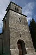 Vue du clocher d'Alaise.