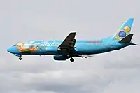 Livrée Disney sur un Boeing 737-400