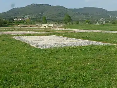 L'area sacra vue du sud