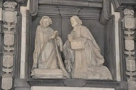 Albert-François et Ferdinand-François de TrazegniesCollégiale Sainte-Gertrude de Nivelles